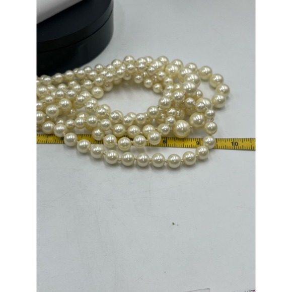 J. Crew Five Multi-Strand Cream Round Faux Pearl Necklace New‎ - Picture 10 of 13